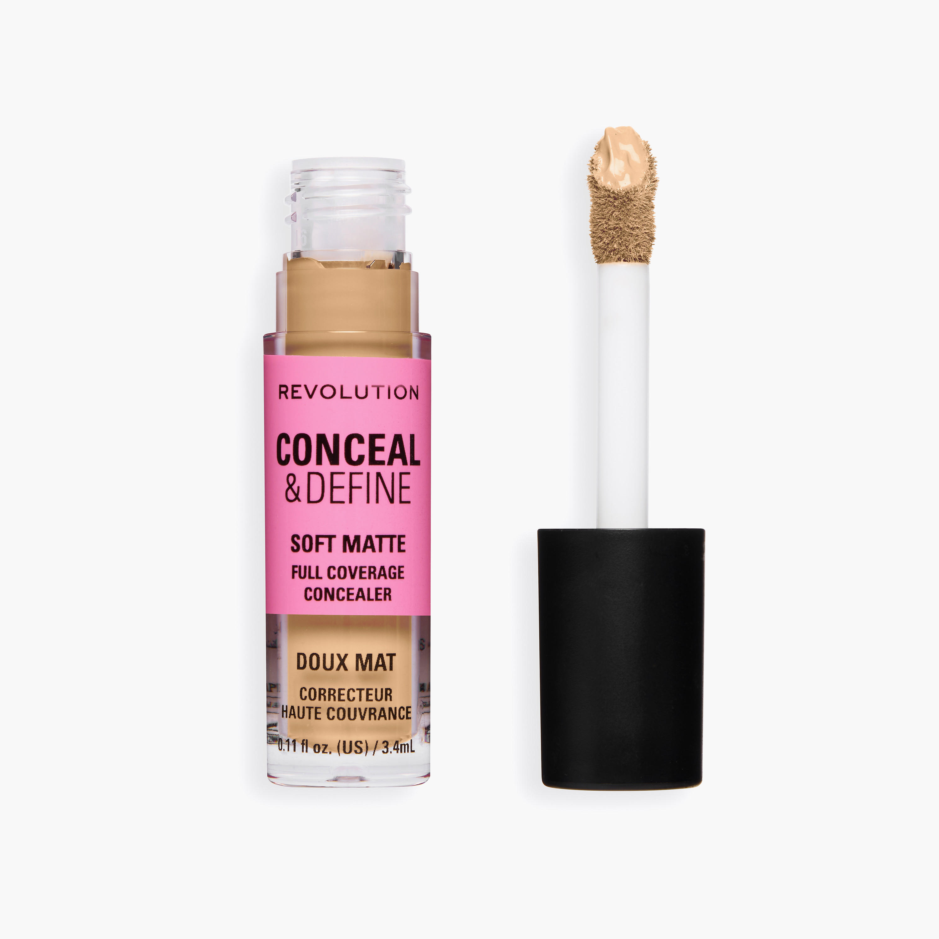 كونسيلر ميك أب ريفوليوشن كونسيل آند ديفاين بتغطية كاملة - 4 غرام-beautyandpersonalcare-makeup-face-concealers-image-1