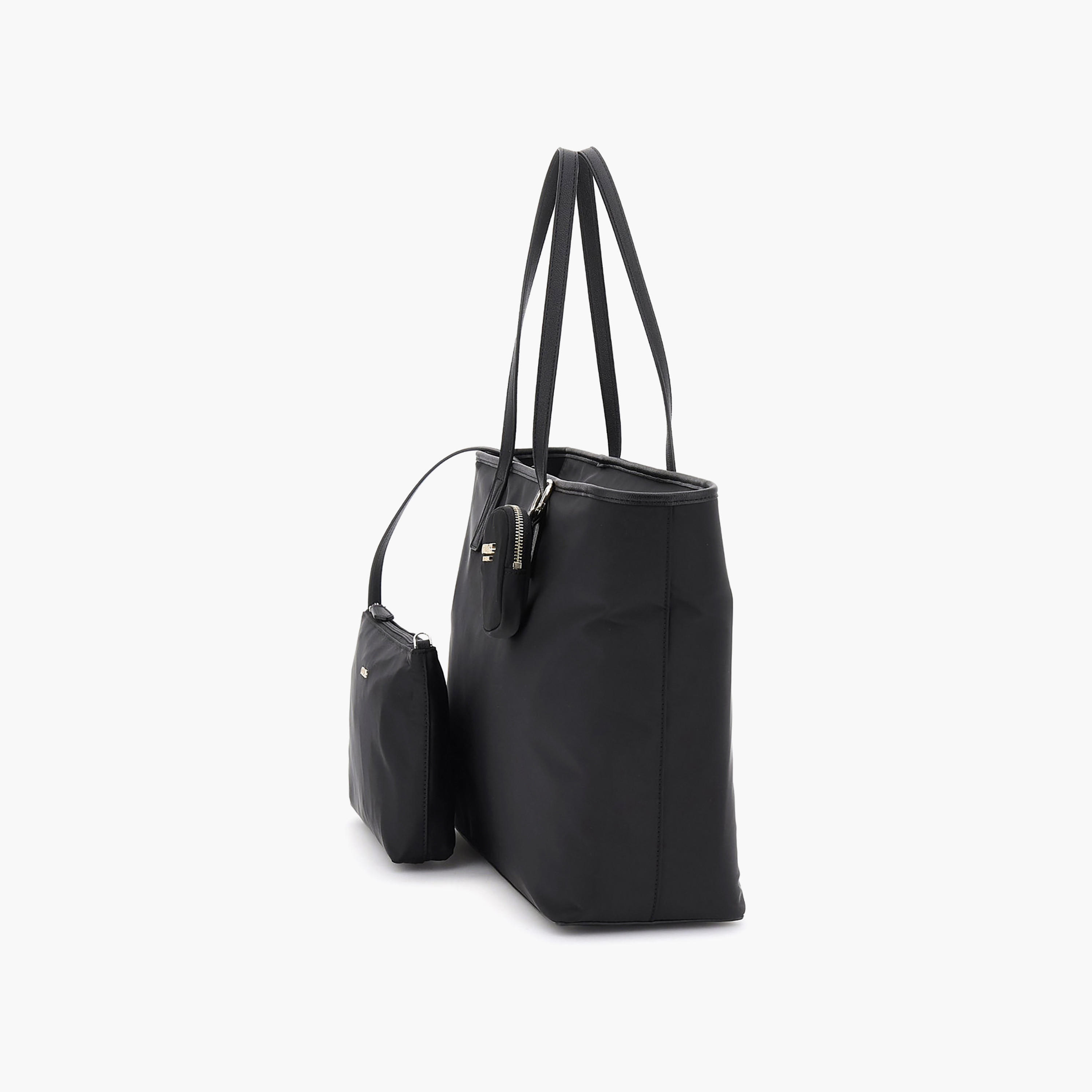 Guess Eco Gemma Double Handle Tote Bag & Pouch with Zipper Closure-women-bagsandwallets-handbags-image-5