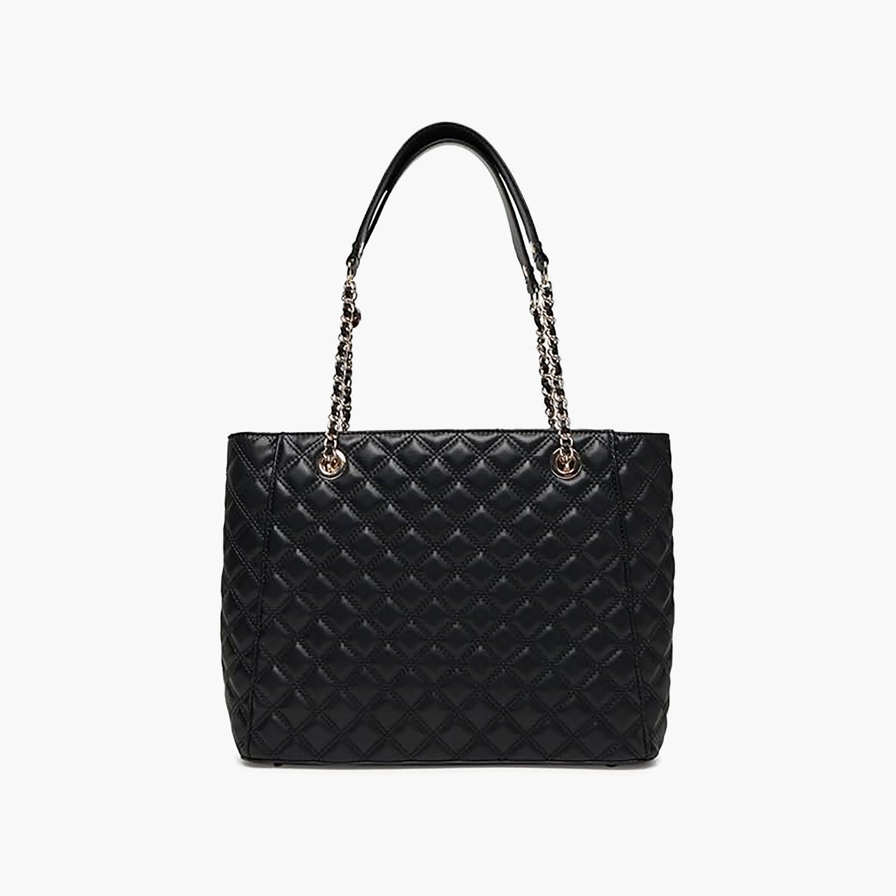 حقيبة يد Guess Giully II ذات مقبضين مبطنة بنمط ماسي مع سحاب للإغلاق-women-bagsandwallets-handbags-image-2
