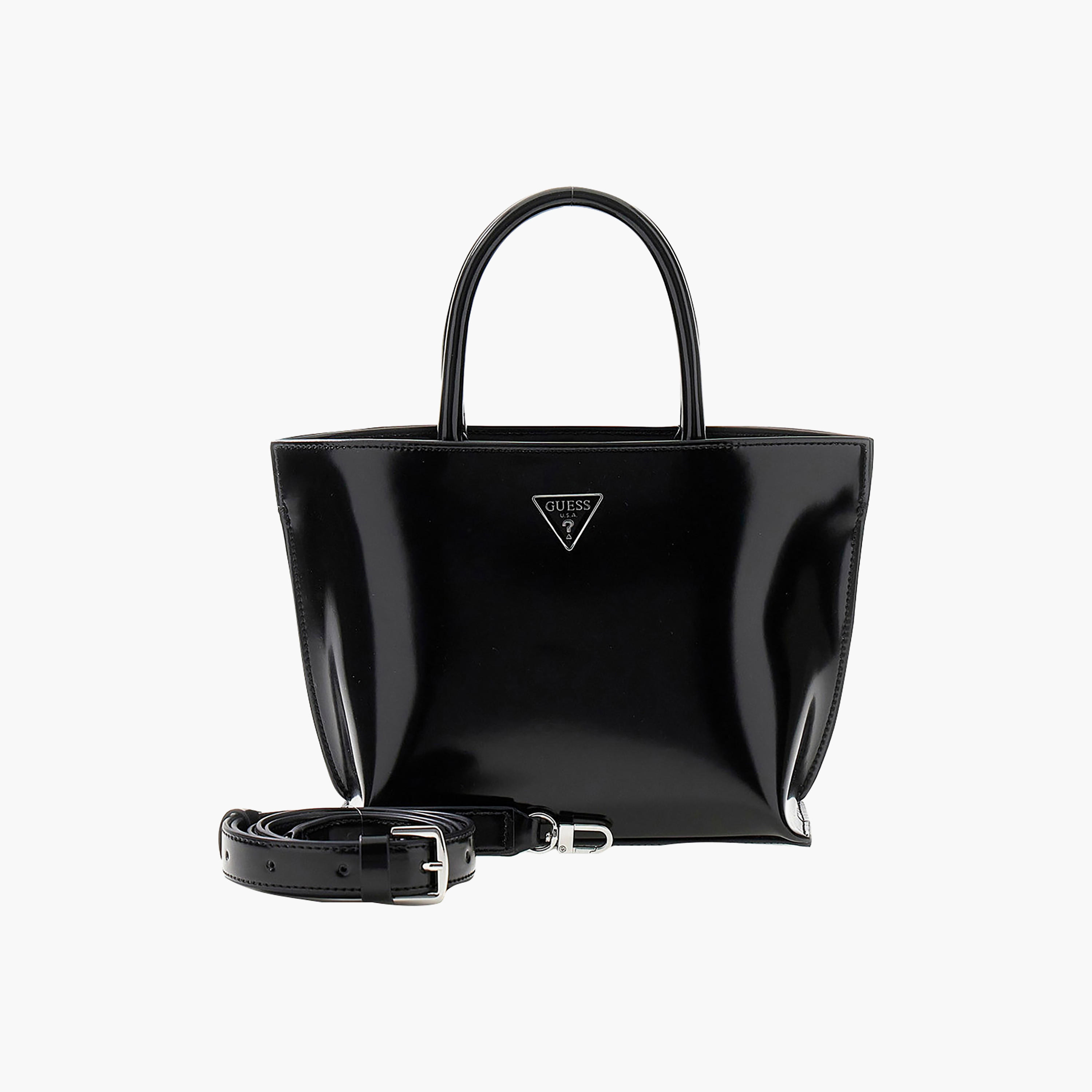 حقيبة يد Guess Arnela ذات مقبضين وسحاب إغلاق وحزام قابل للفصل-women-bagsandwallets-handbags-image-4