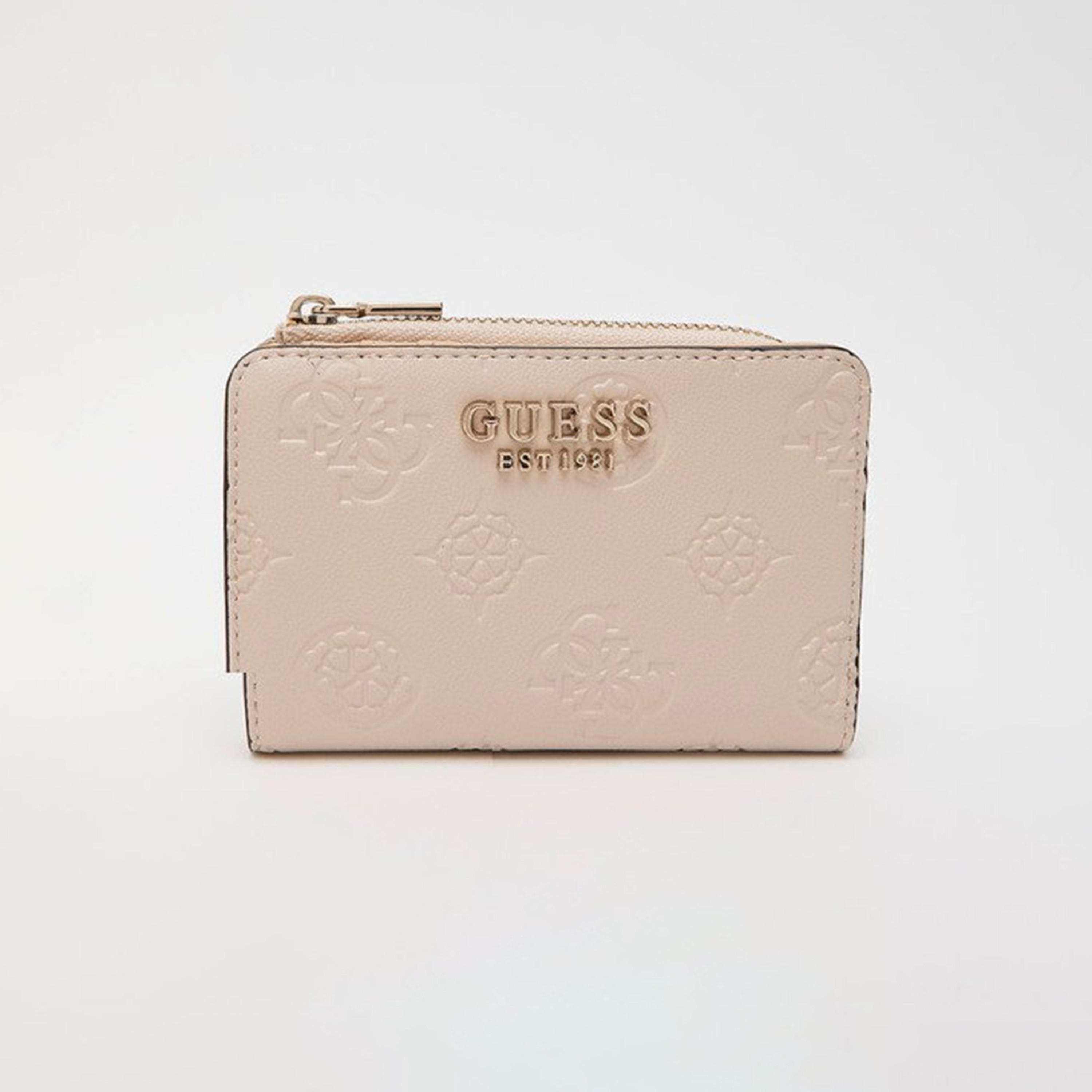 Guess Laurel Ii Monogram Wallet with Zipper Closure-women-bagsandwallets-wallets-image-1