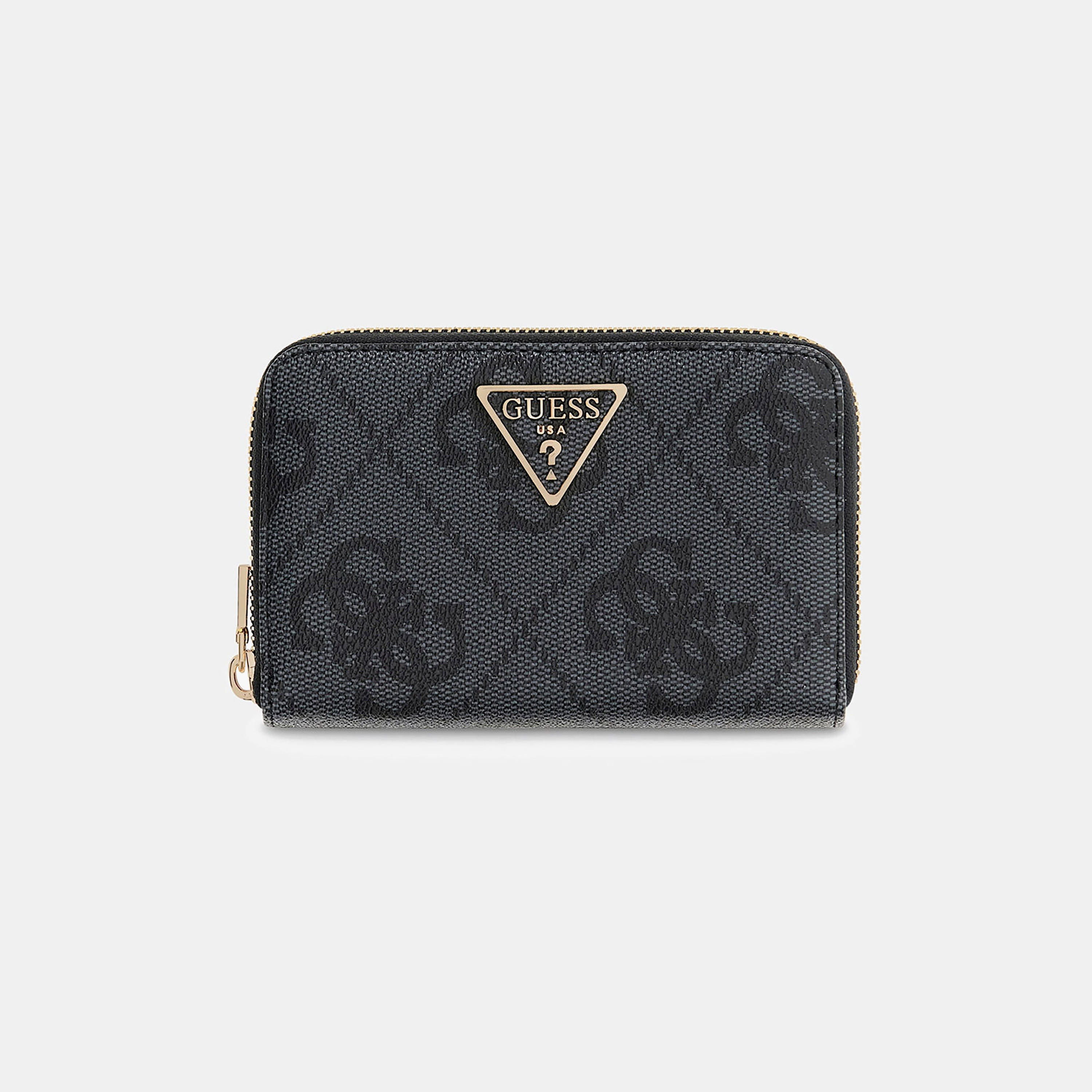 Guess Laurel Ii Monogram Wallet with Zipper Closure-women-bagsandwallets-wallets-image-1