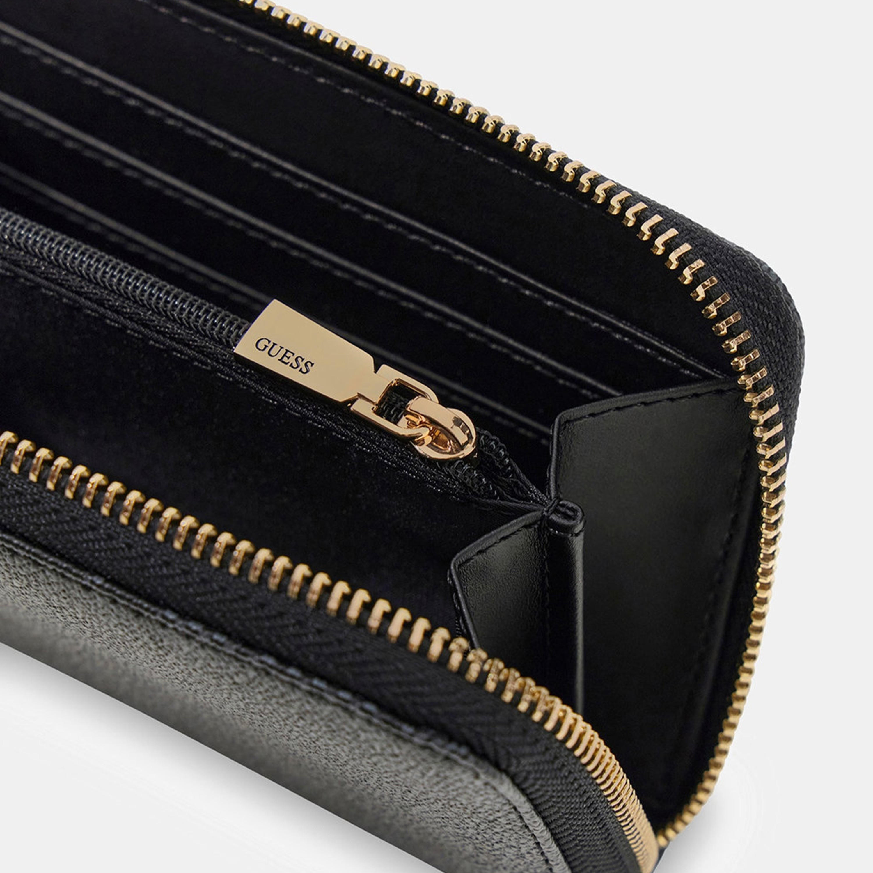 Guess Laurel Ii Monogram Wallet with Zipper Closure-women-bagsandwallets-wallets-image-3
