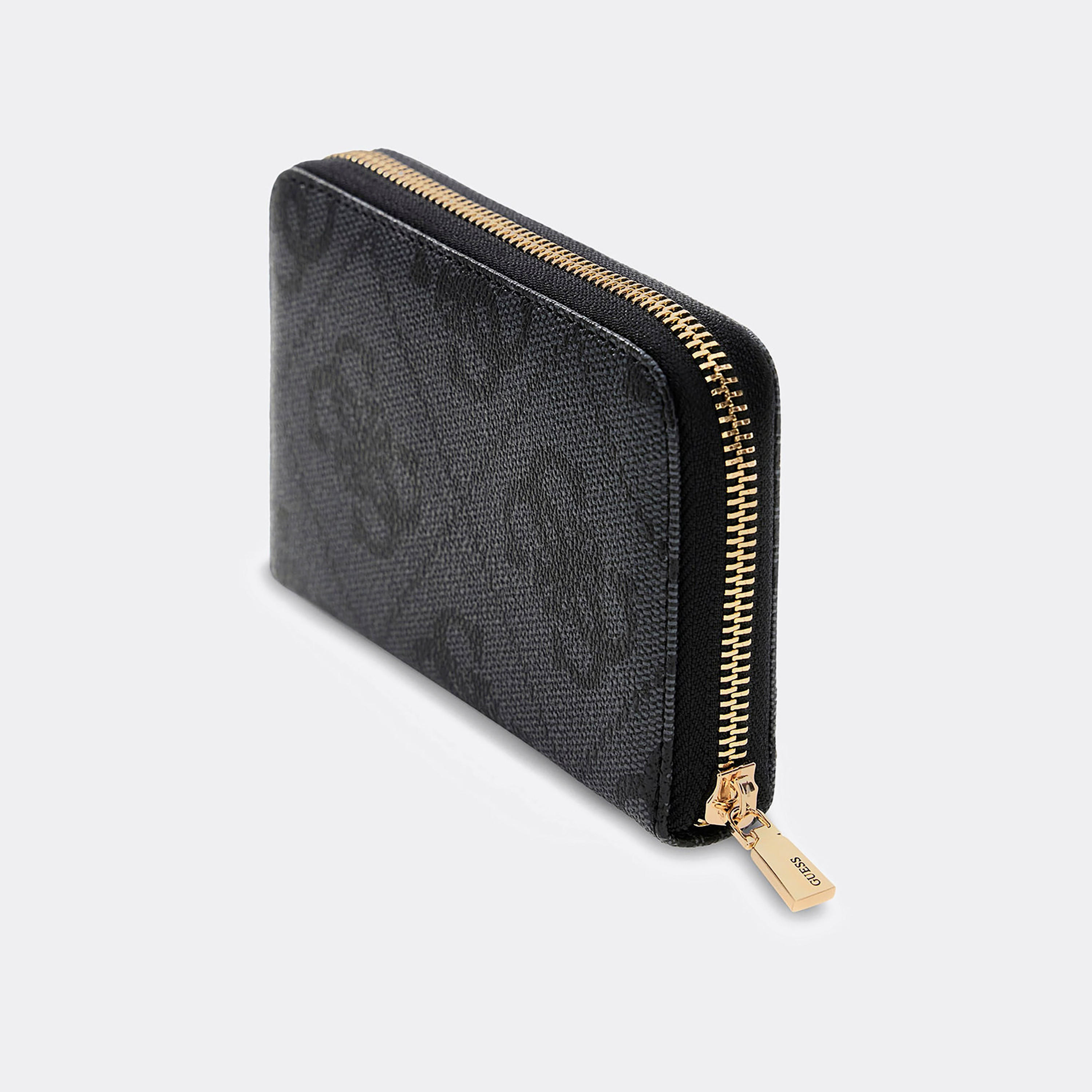 Guess Laurel Ii Monogram Wallet with Zipper Closure-women-bagsandwallets-wallets-image-4