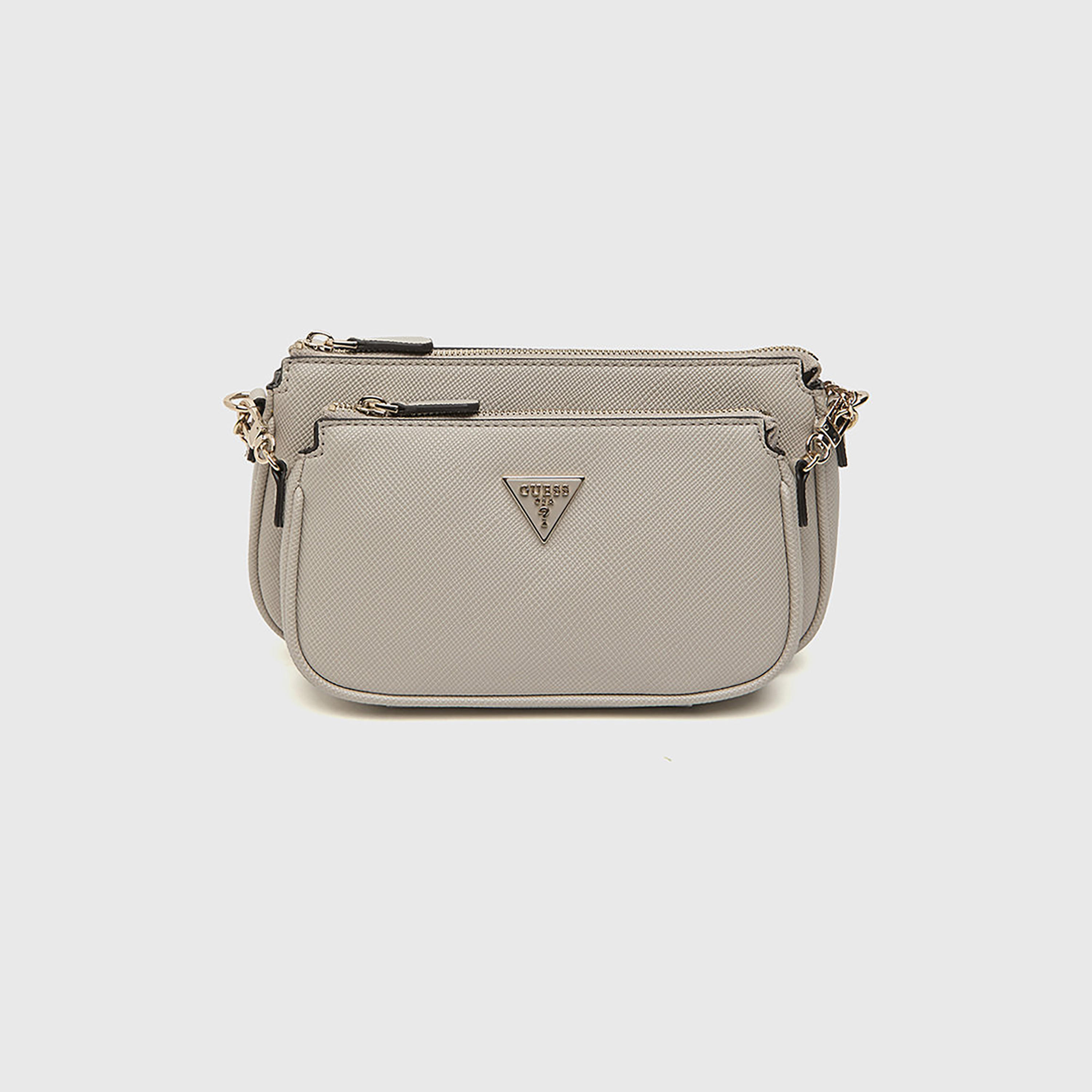 Guess Noelle Ii Texture Single Handle Crossbody Bag with Zip Closure & Detachable Strap-women-bagsandwallets-handbags-image-1