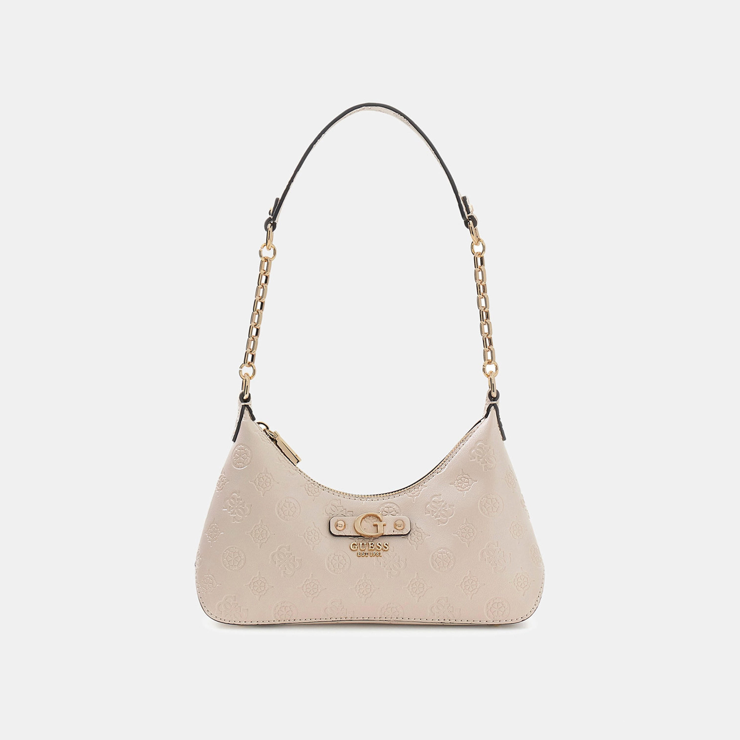 Guess Dita Monogram Single Handle Shoulder Bag with Zipper Closure-women-bagsandwallets-handbags-image-1