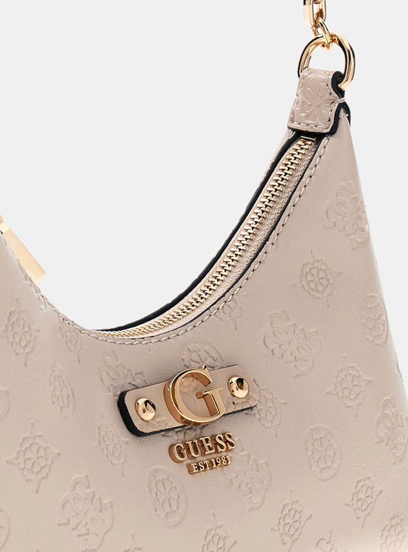 Guess Dita Monogram Single Handle Shoulder Bag with Zipper Closure-women-bagsandwallets-handbags-image-4