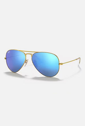 Ray-Ban Unisex Aviator Blue Sunglasses | 3025-men-sunglasses-image-1