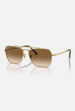 Ray-Ban Unisex Aviator Brown Sunglasses | 3636-men-sunglasses-image-1