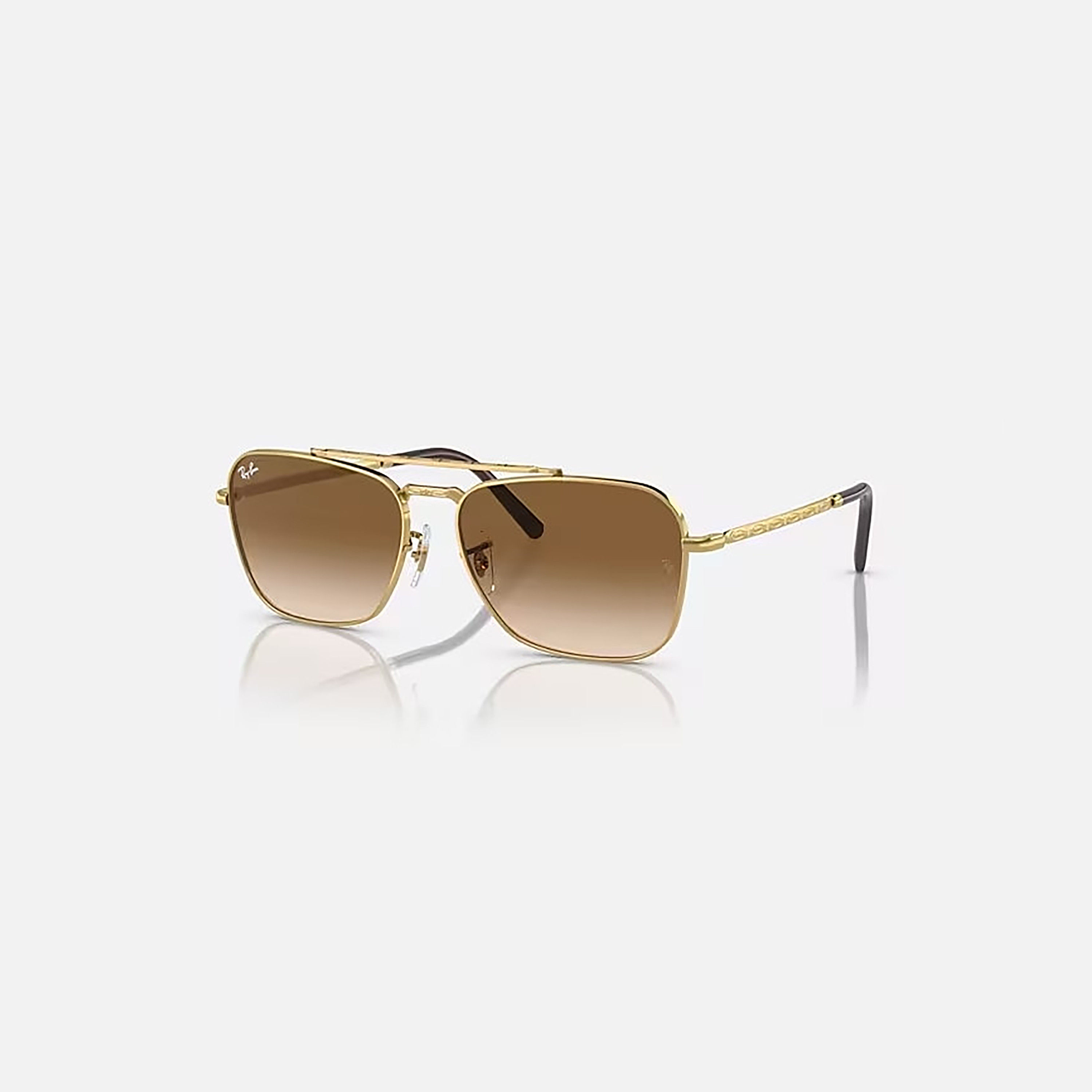 نظارات شمسية راي بان للجنسين بتصميم طيار بني | 3636-men-sunglasses-image-1