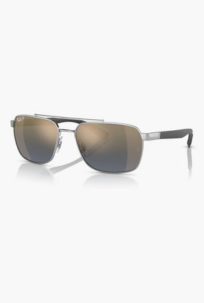 Ray-Ban Unisex Rectangle Multicolour Polorized Sunglasses | 3701-men-sunglasses-image-1
