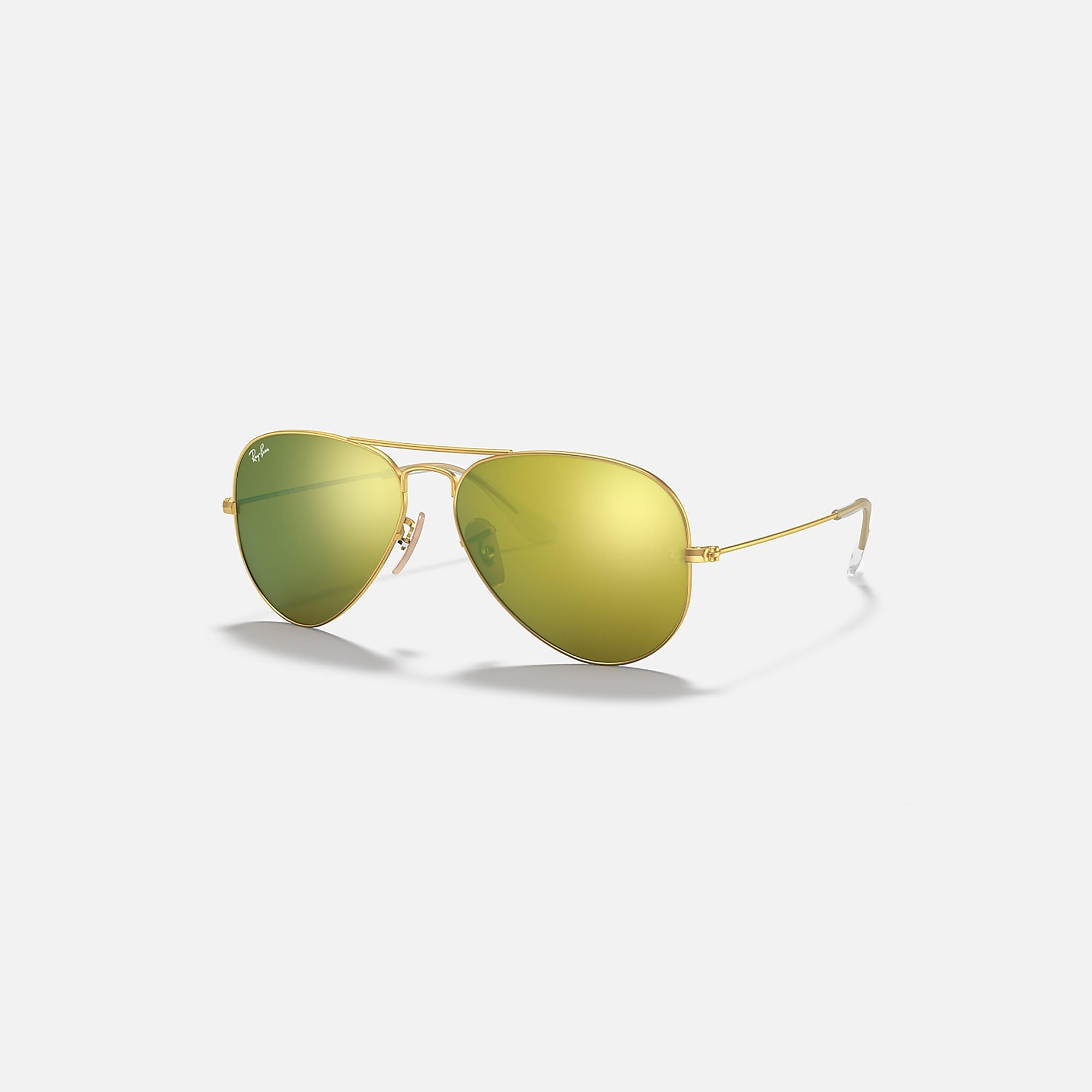 Ray-Ban Unisex Aviator Yellow Sunglasses | 3025-men-sunglasses-image-1