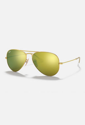 Ray-Ban Unisex Aviator Yellow Sunglasses | 3025-men-sunglasses-image-1