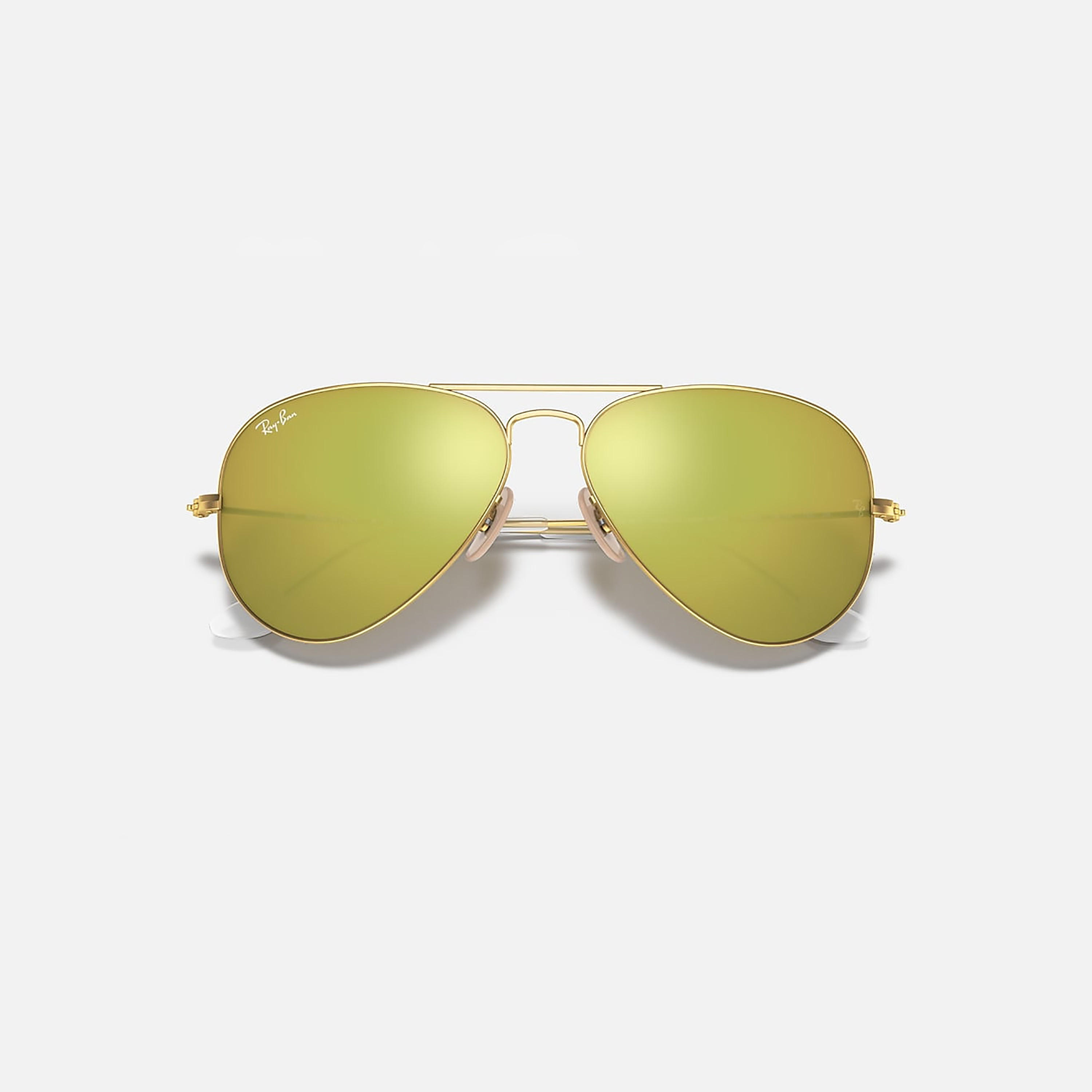 Ray-Ban Unisex Aviator Yellow Sunglasses | 3025-men-sunglasses-image-3