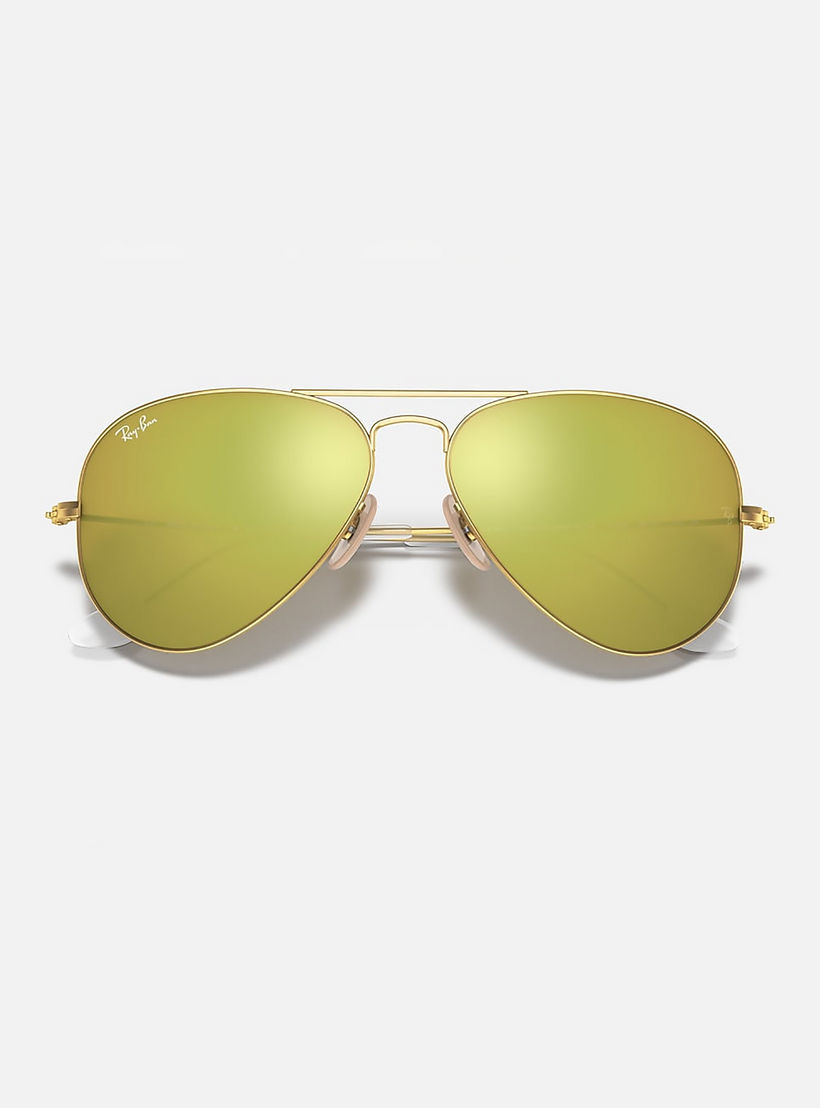 Ray-Ban Unisex Aviator Yellow Sunglasses | 3025-men-sunglasses-image-3