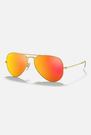 Ray-Ban Unisex Aviator Orange Sunglasses | 3025-men-sunglasses-image-1