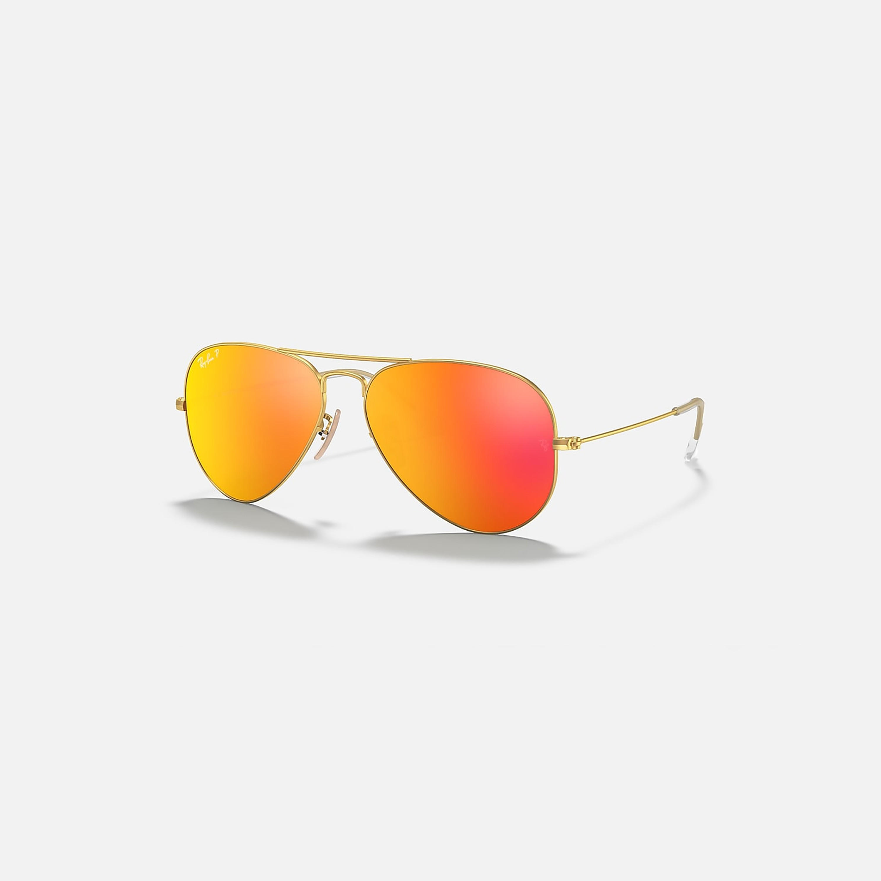 نظارات شمسية راي بان أفياتور برتقالية للجنسين | 3025-men-sunglasses-image-1