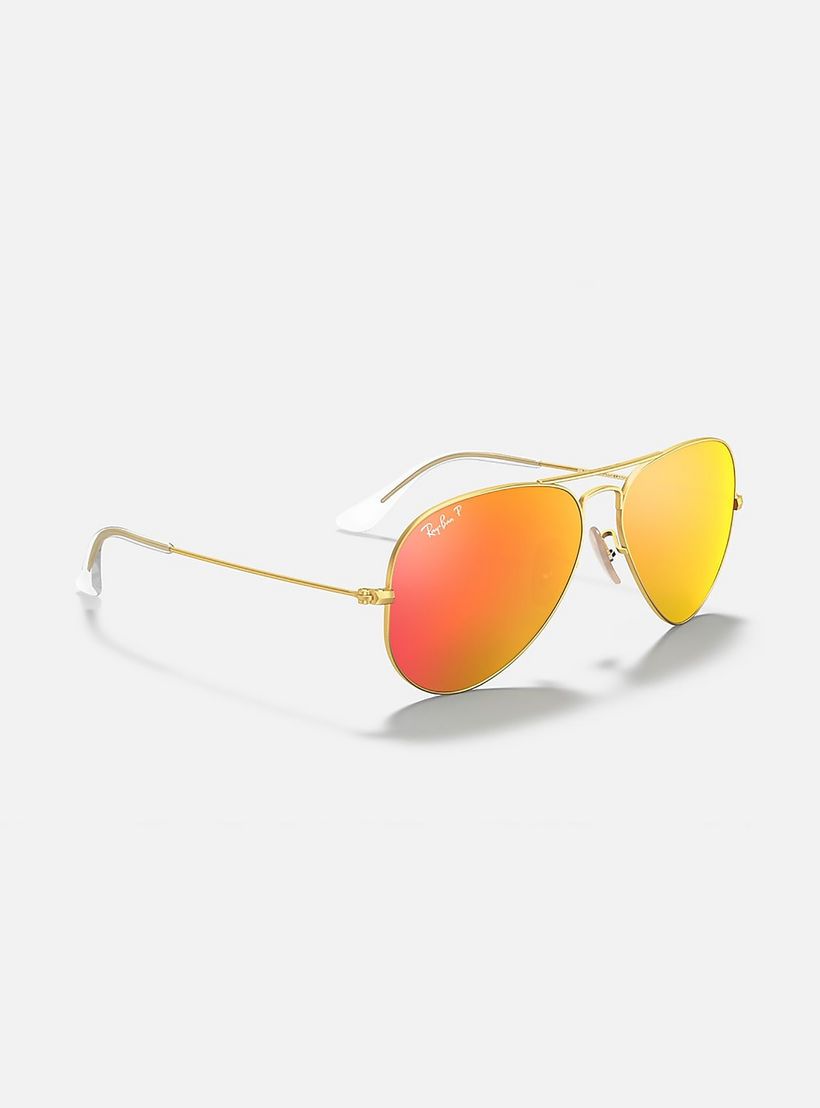 Ray-Ban Unisex Aviator Orange Sunglasses | 3025-men-sunglasses-image-2
