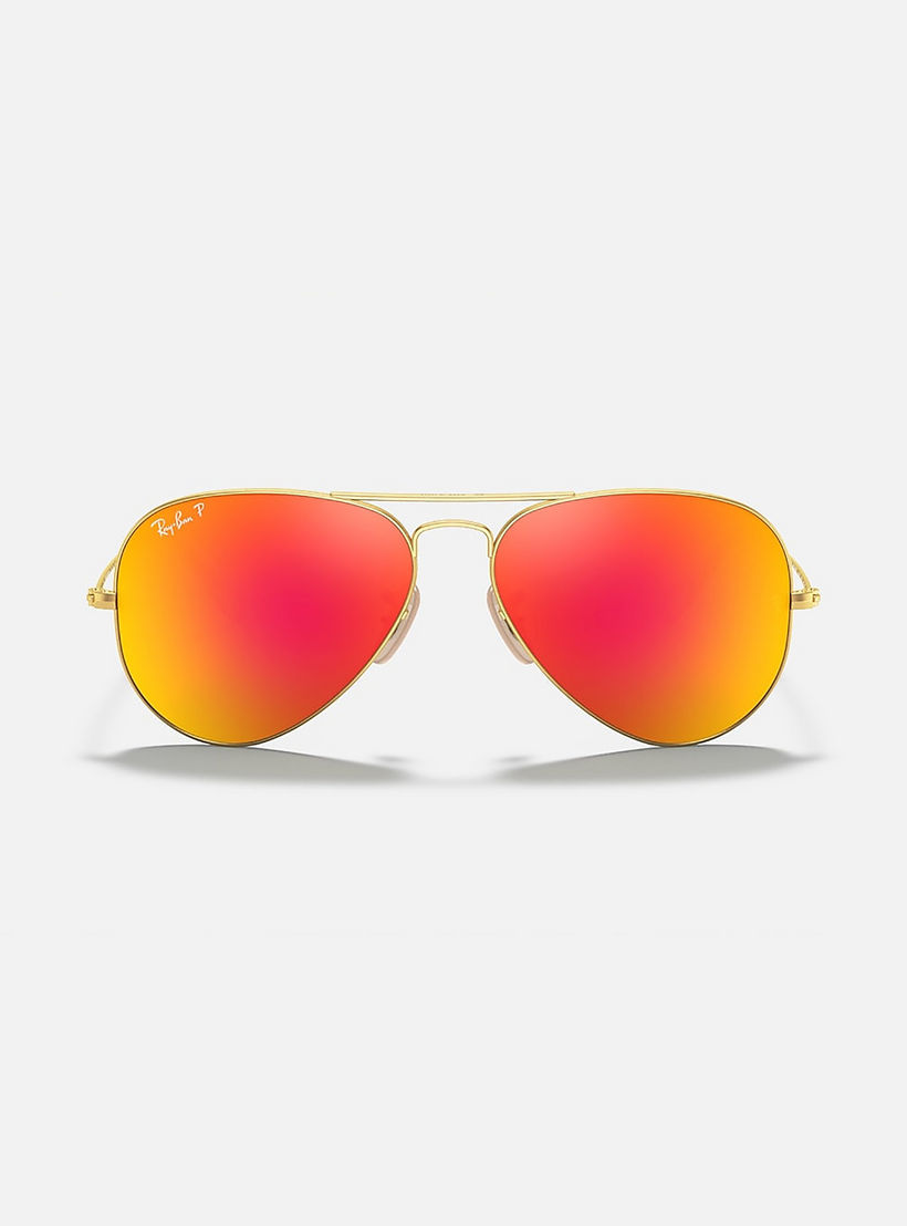Ray-Ban Unisex Aviator Orange Sunglasses | 3025-men-sunglasses-image-4
