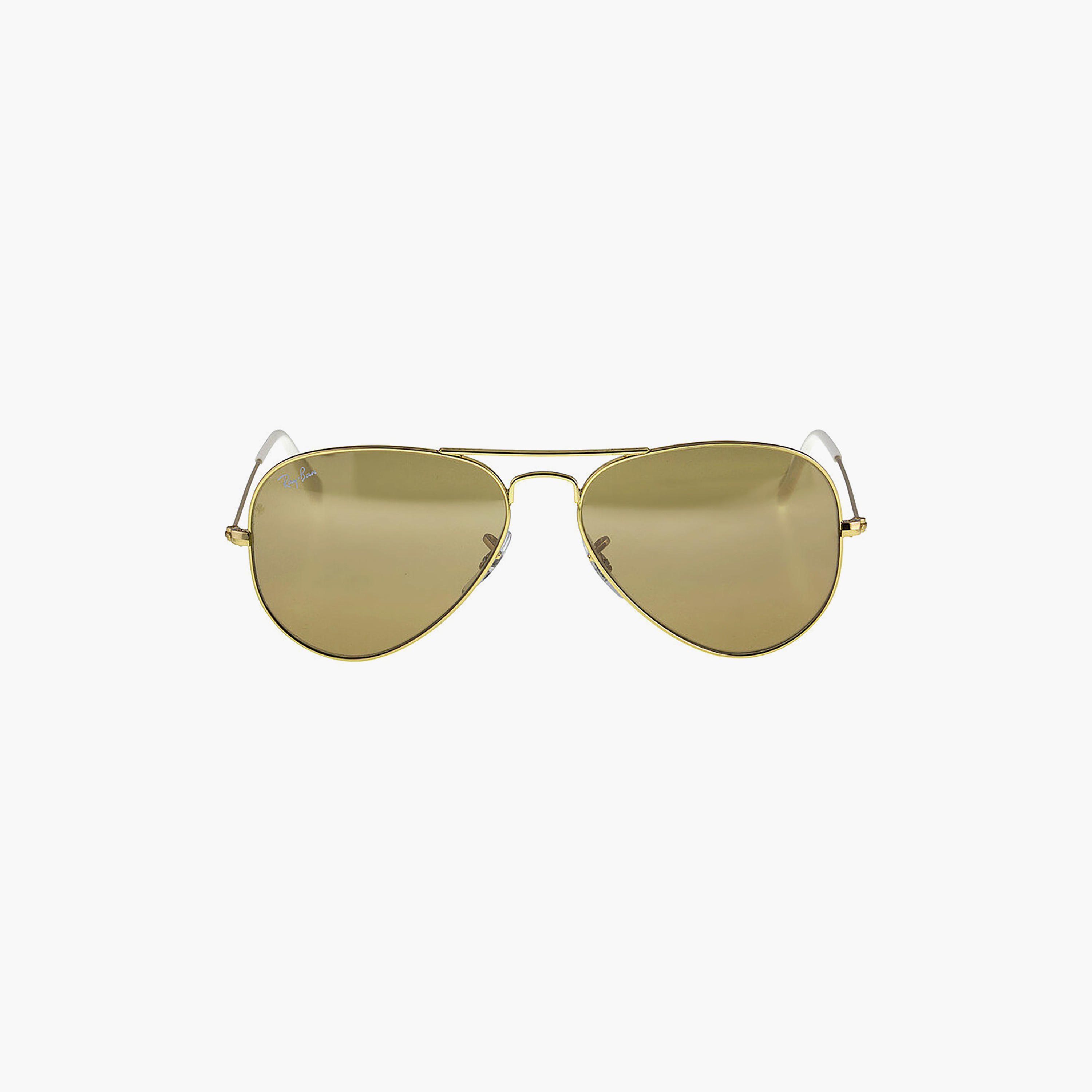 نظارات شمسية رجالية من راي بان بتصميم طيار بني | 3025-men-sunglasses-image-1