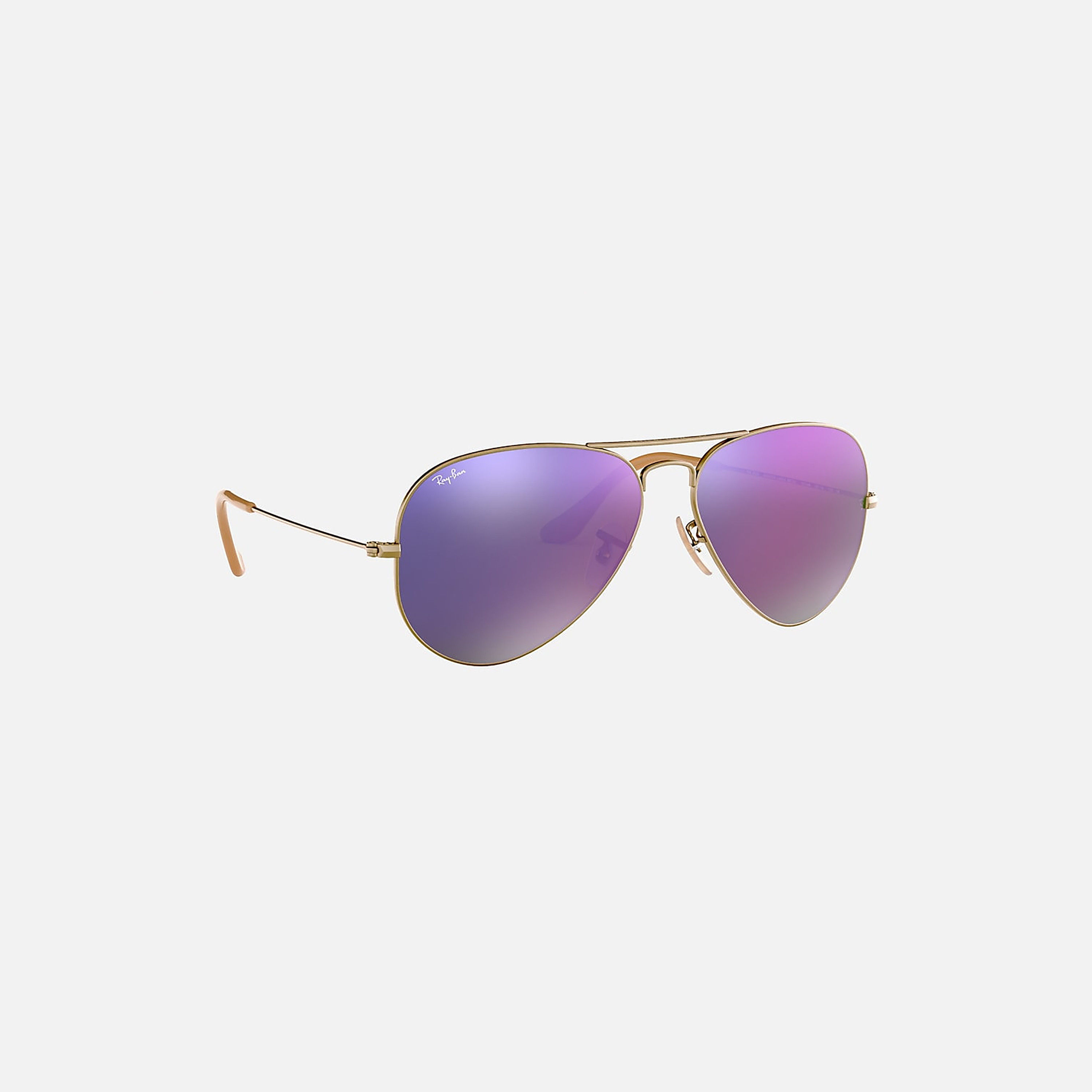 Ray-Ban Unisex Aviator Purple Sunglasses | 3025-men-sunglasses-image-2