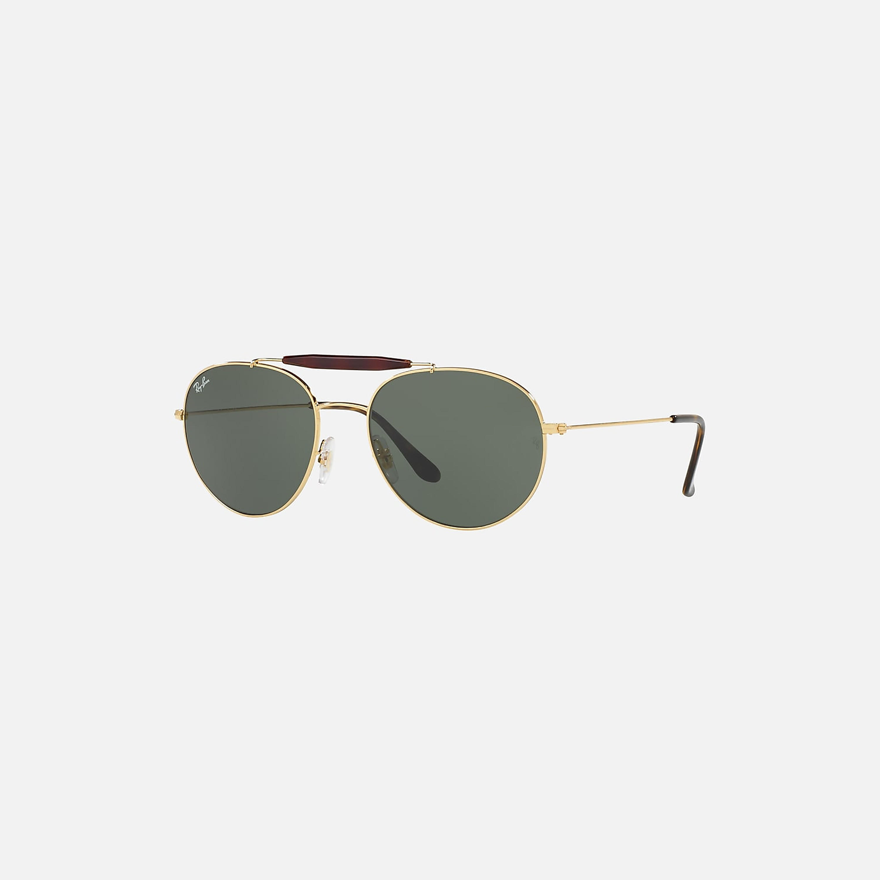 Ray-Ban Men Aviator Green Sunglasses | 3540-men-sunglasses-image-1