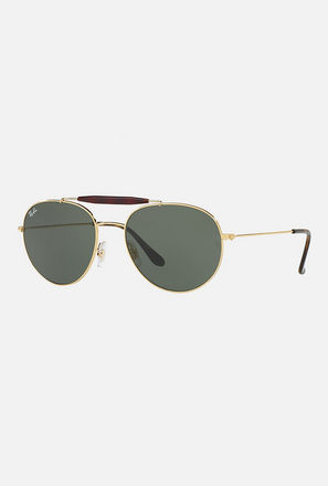 Ray-Ban Men Aviator Green Sunglasses | 3540-men-sunglasses-image-1
