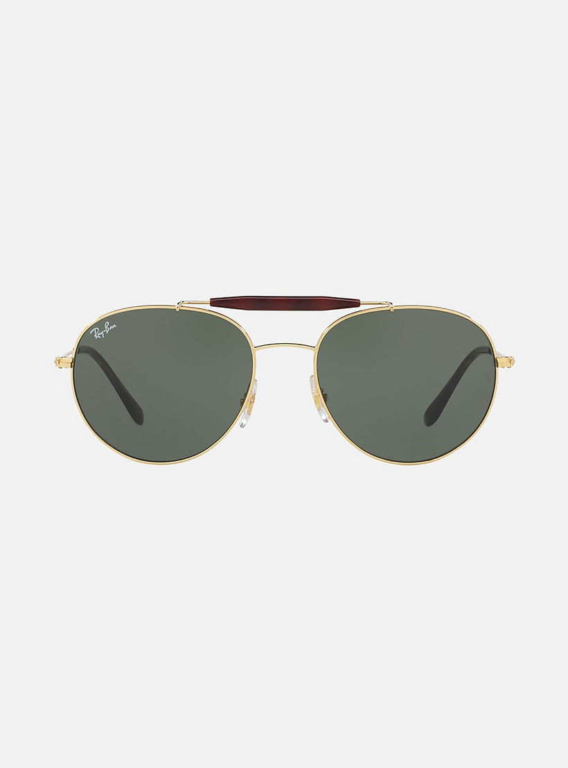 Ray-Ban Men Aviator Green Sunglasses | 3540-men-sunglasses-image-3