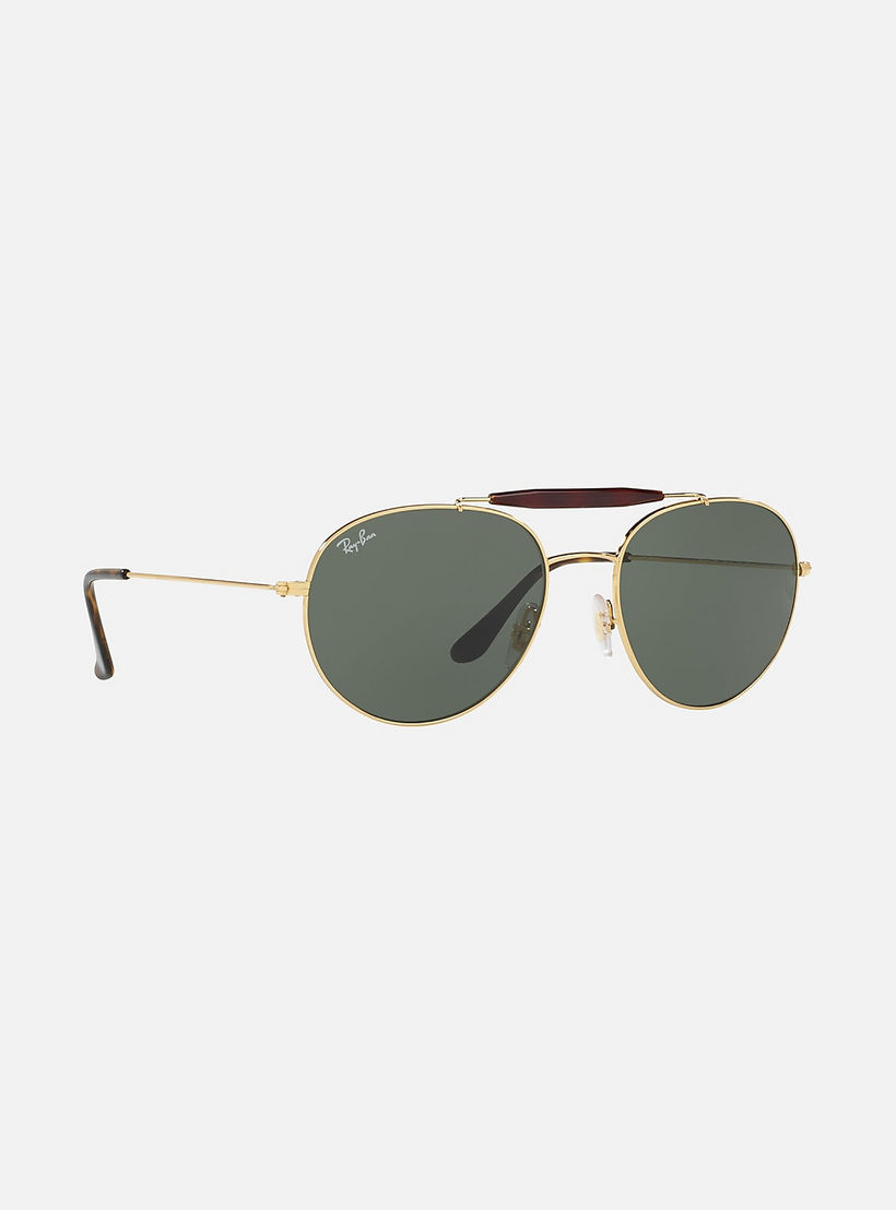 Ray-Ban Men Aviator Green Sunglasses | 3540-men-sunglasses-image-4