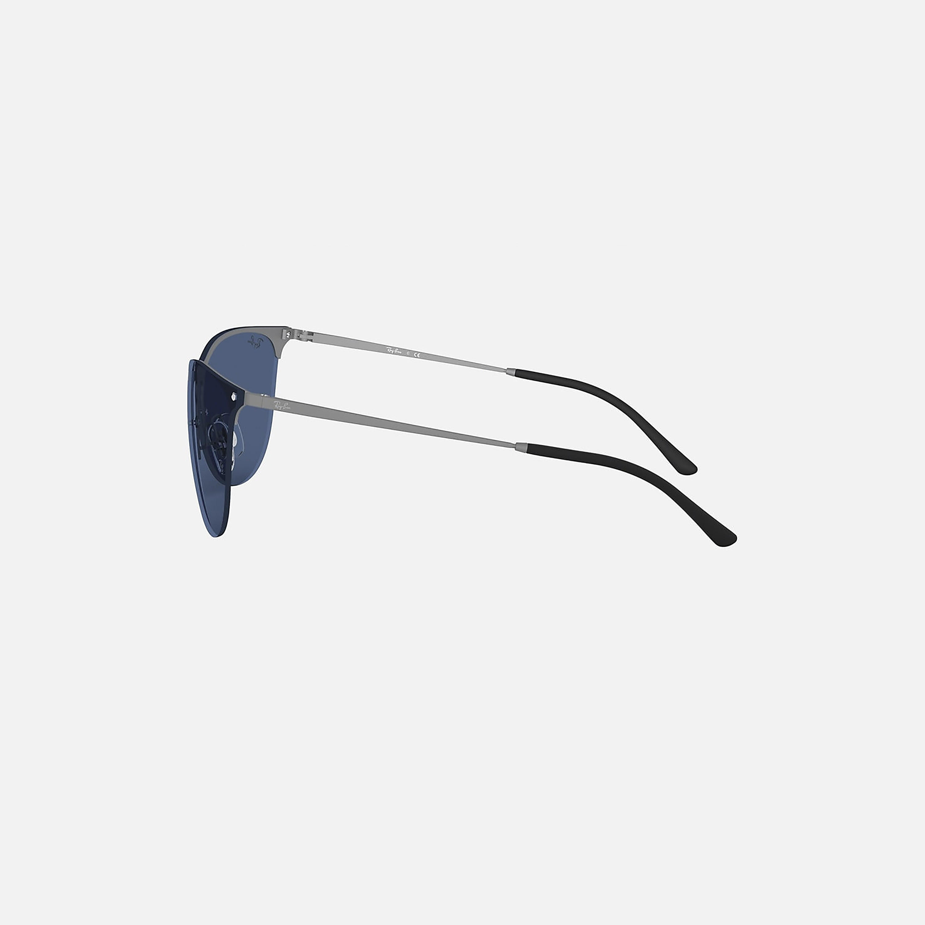 نظارات شمسية رجالية من راي بان بتصميم عين القطة باللون الأزرق | 3652-men-sunglasses-image-2