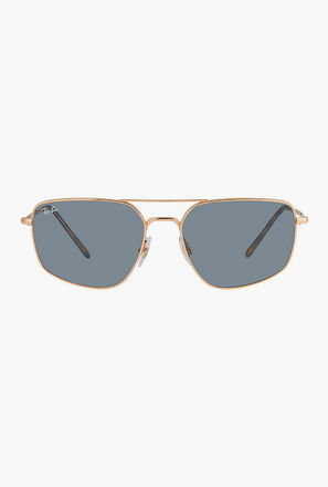 Ray-Ban Unisex Rectangle Blue Sunglasses | 3666-men-sunglasses-image-1