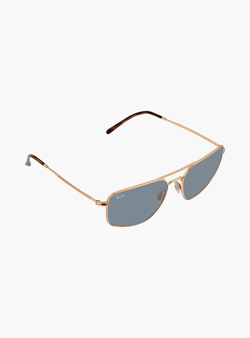 Ray-Ban Unisex Rectangle Blue Sunglasses | 3666-men-sunglasses-image-3