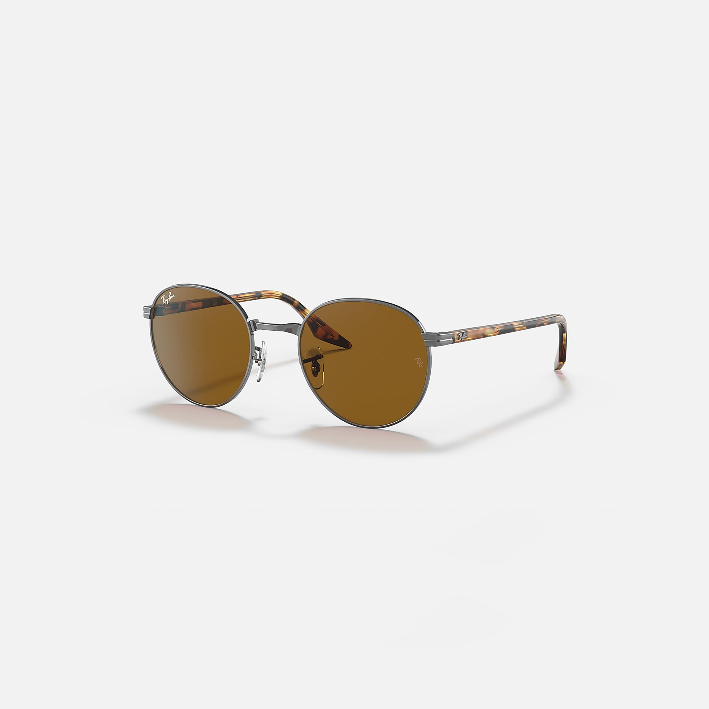 Ray-Ban Unisex Round Brown Sunglasses | 3691-men-sunglasses-image-1