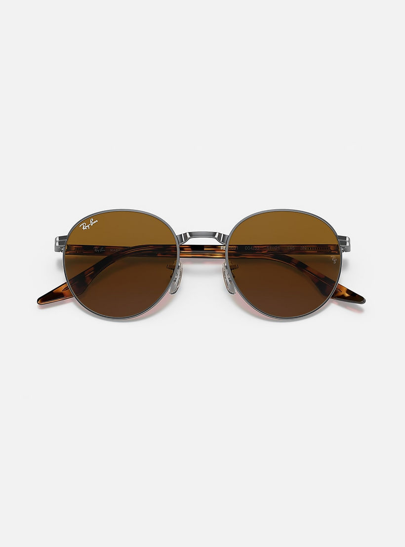 Ray-Ban Unisex Round Brown Sunglasses | 3691-men-sunglasses-image-3