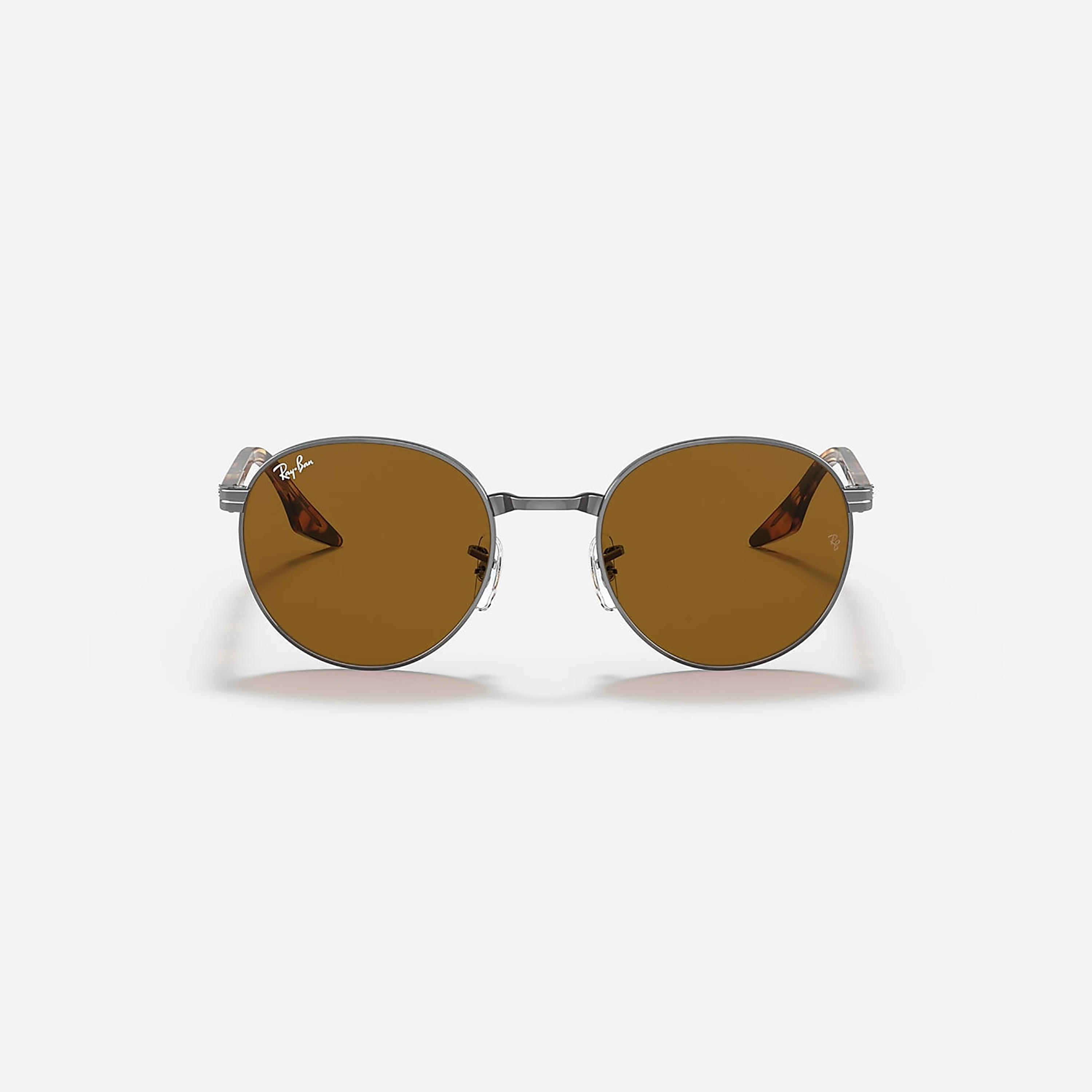 Ray-Ban Unisex Round Brown Sunglasses | 3691-men-sunglasses-image-4