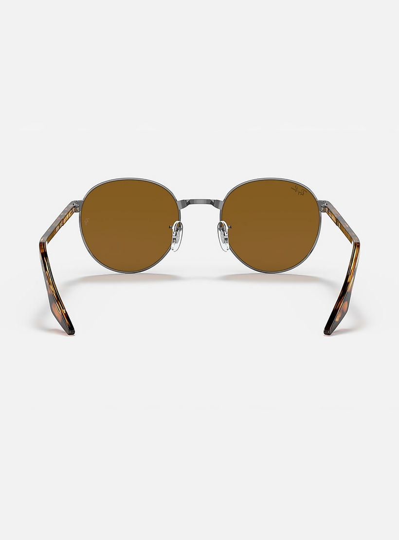 Ray-Ban Unisex Round Brown Sunglasses | 3691-men-sunglasses-image-6