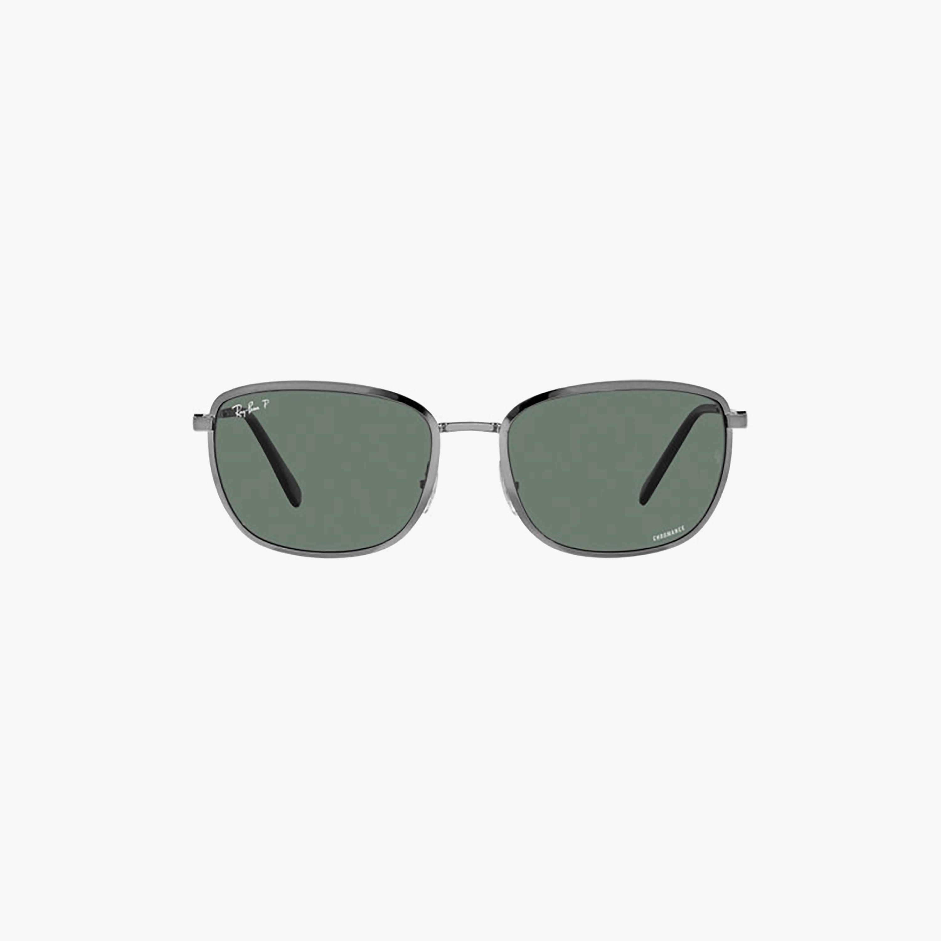 نظارات شمسية رجالية مستطيلة رمادية مستقطبة من راي بان | 3705-men-sunglasses-image-3