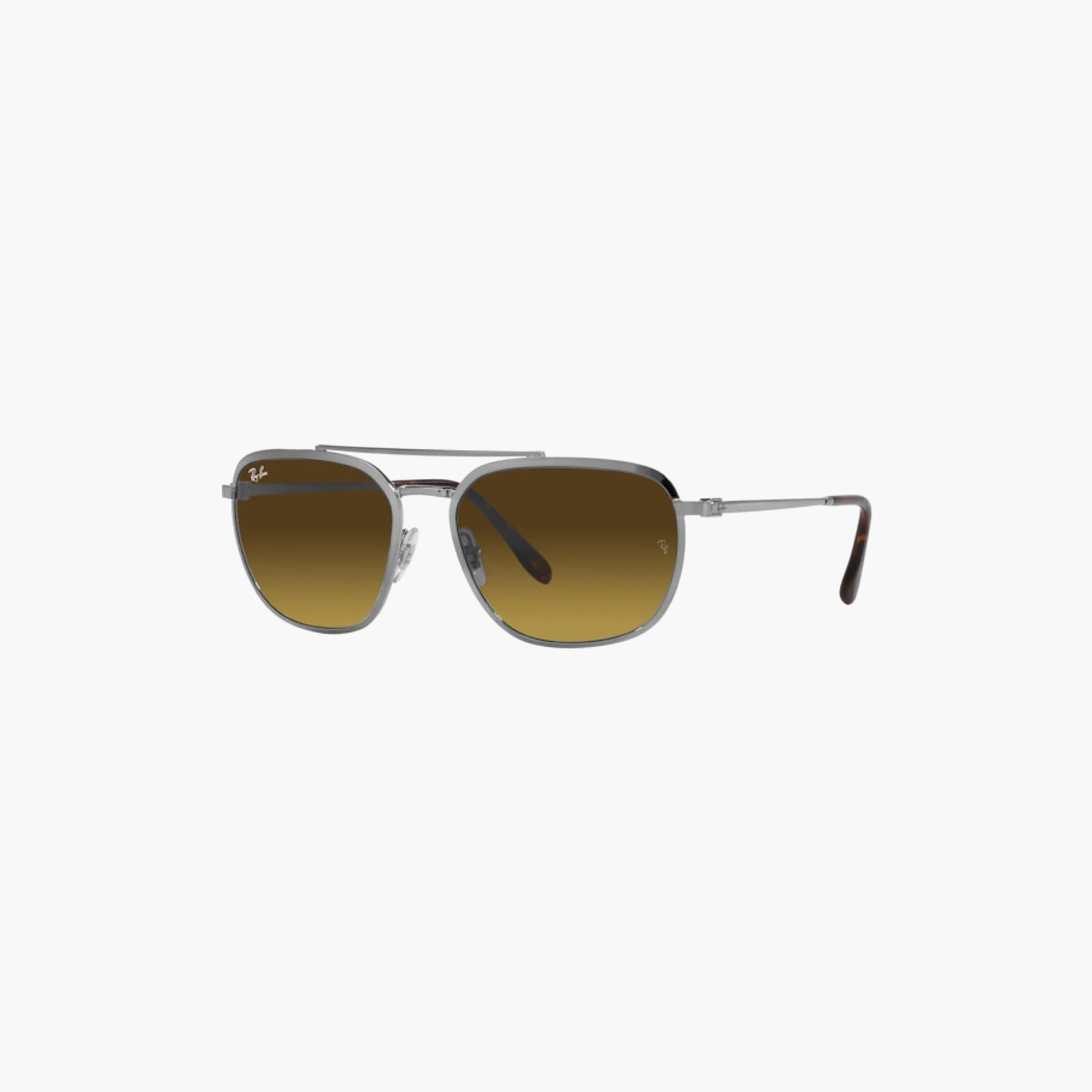 Ray-Ban Men Aviator Brown Sunglasses | 3708-men-sunglasses-image-1