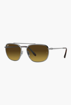 Ray-Ban Men Aviator Brown Sunglasses | 3708-men-sunglasses-image-1