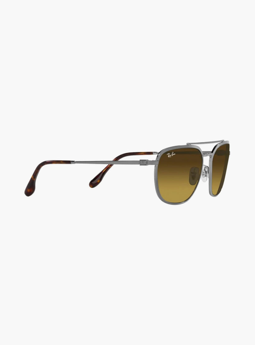 Ray-Ban Men Aviator Brown Sunglasses | 3708-men-sunglasses-image-4