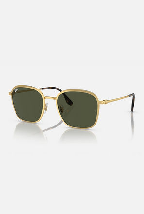 Ray-Ban Unisex Rectangle Green Sunglasses | 3720-men-sunglasses-image-1