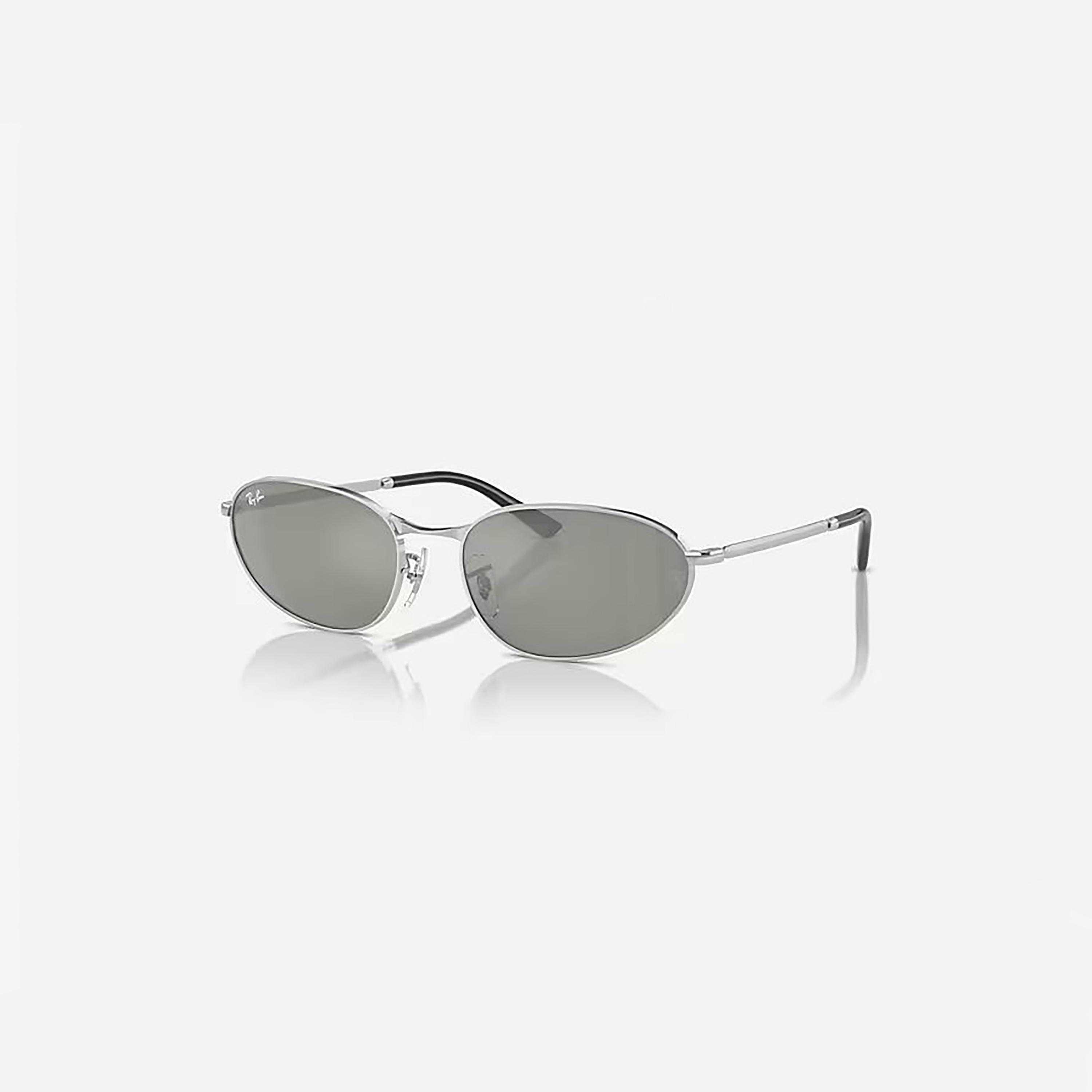 Ray-Ban Unisex Oval Grey Sunglasses | 3734-men-sunglasses-image-1