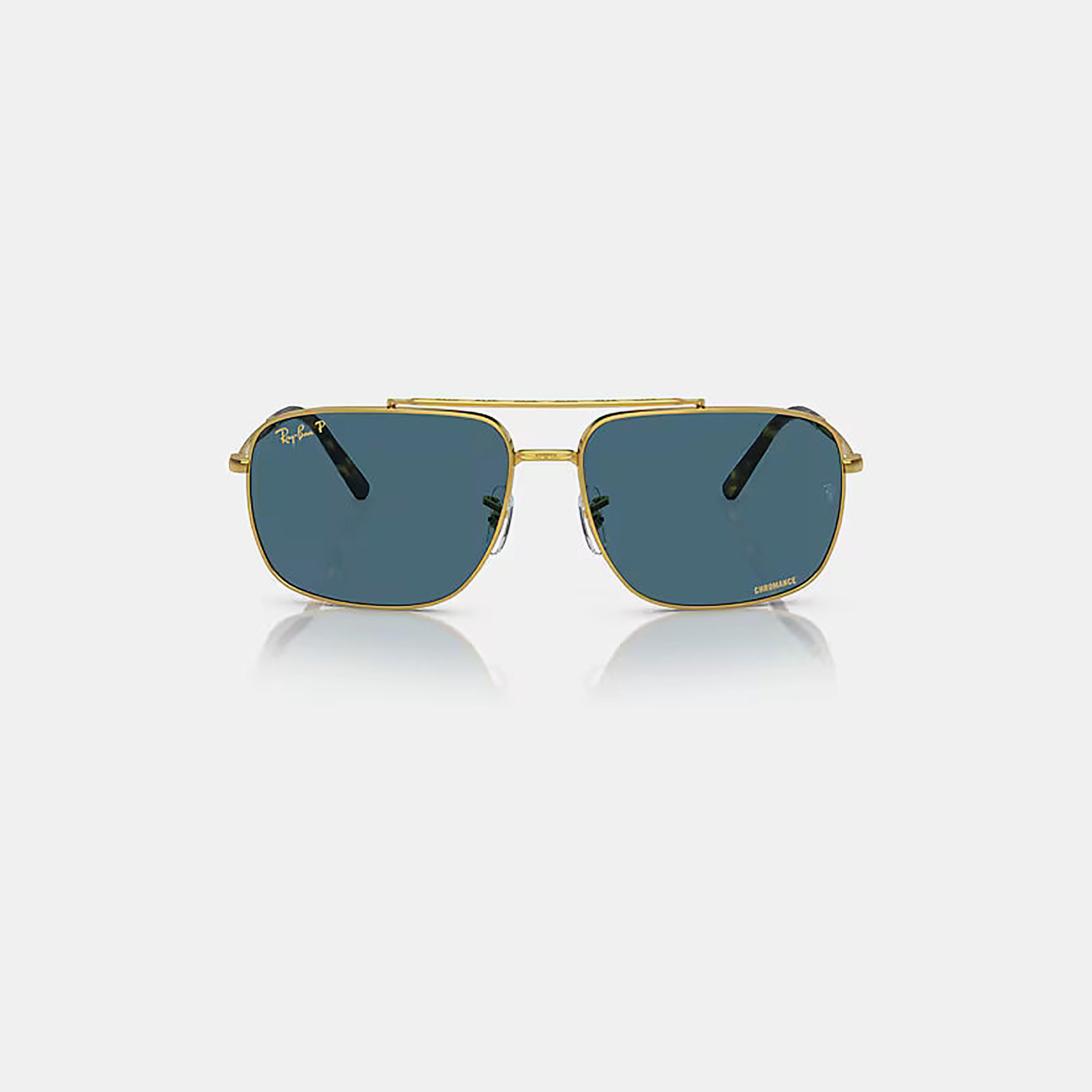 نظارات شمسية مربعة زرقاء للجنسين من راي بان | 3796-men-sunglasses-image-3