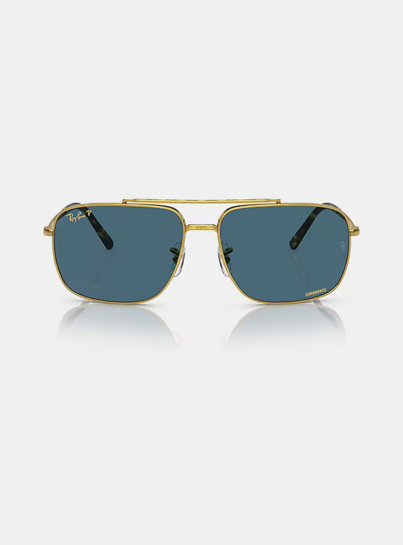 Ray-Ban Unisex Square Blue Sunglasses | 3796-men-sunglasses-image-3