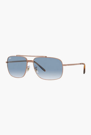 Ray-Ban Unisex Rectangle Blue Sunglasses | 3796-men-sunglasses-image-1