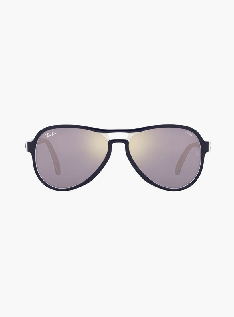 Ray-Ban Unisex Aviator Purple Sunglasses | 4355-men-sunglasses-image-4