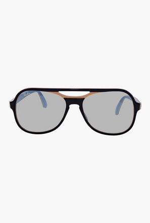 Ray-Ban Unisex Aviator Grey Sunglasses | 4357-men-sunglasses-image-1