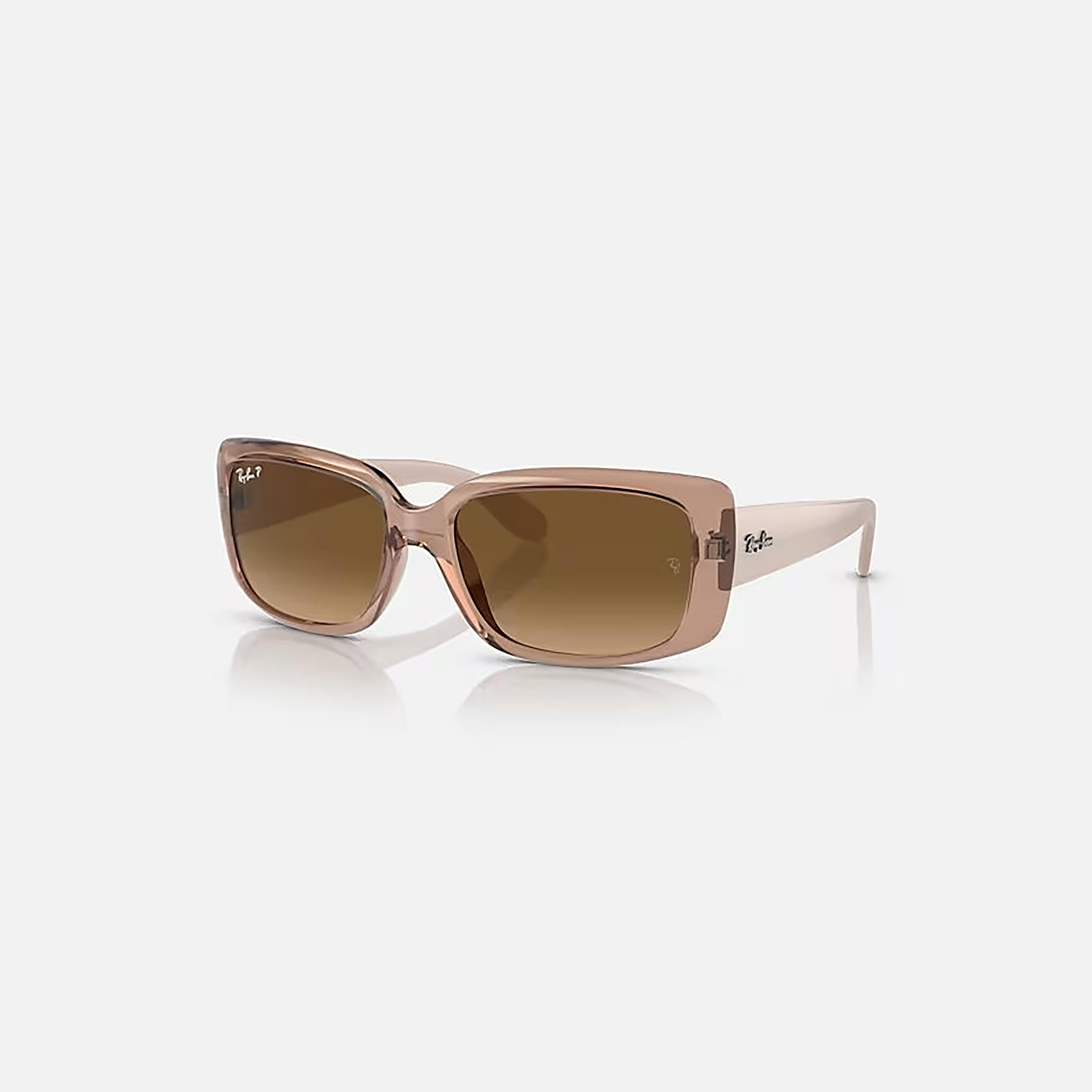 Ray-Ban Unisex Rectangle Brown Sunglasses | 4389-men-sunglasses-image-1