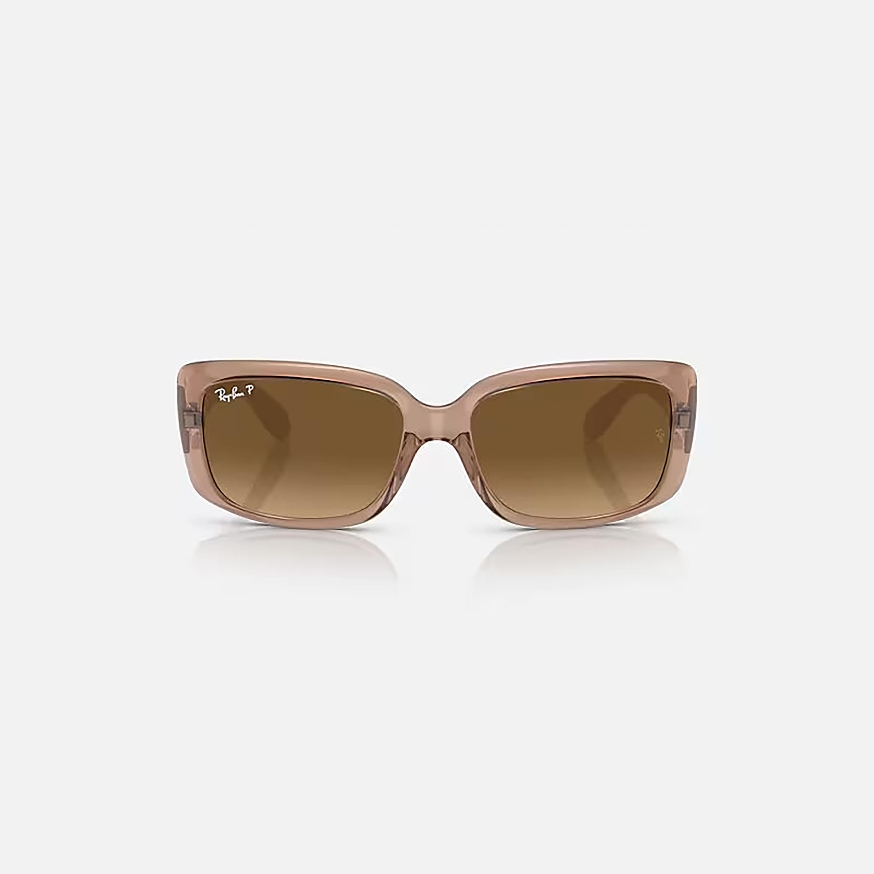 Ray-Ban Unisex Rectangle Brown Sunglasses | 4389-men-sunglasses-image-3