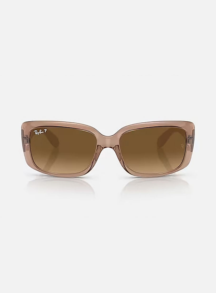 Ray-Ban Unisex Rectangle Brown Sunglasses | 4389-men-sunglasses-image-3